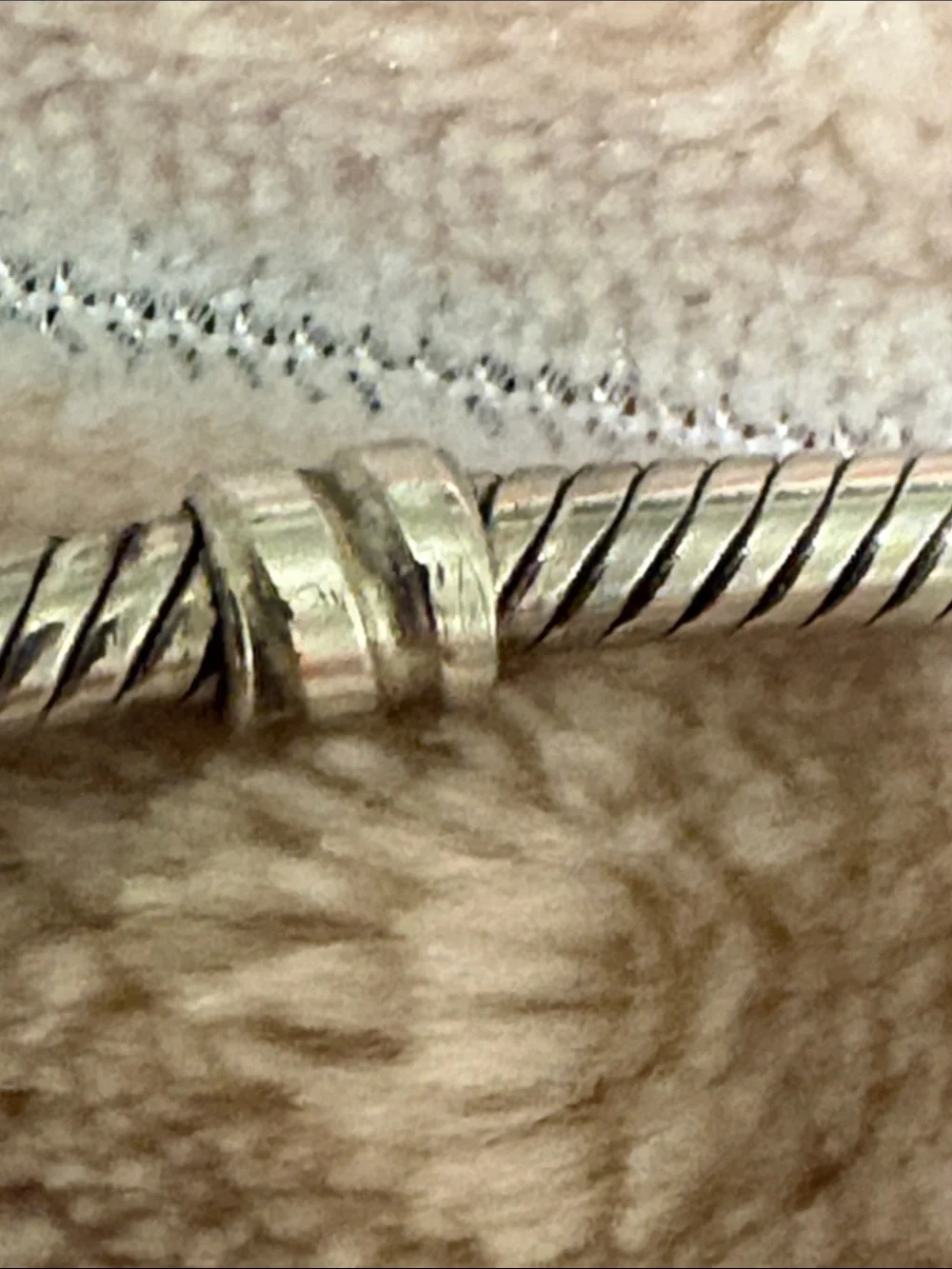 Pandora Silver Snake Chain Bracelet with Dangle Charms